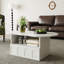 Table basse en forme de nuage - avec tiroirs et compartiments de rangement spacieux-679023934