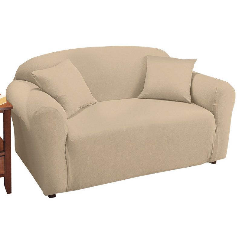Housse pour causeuse à coussin en T, Crème