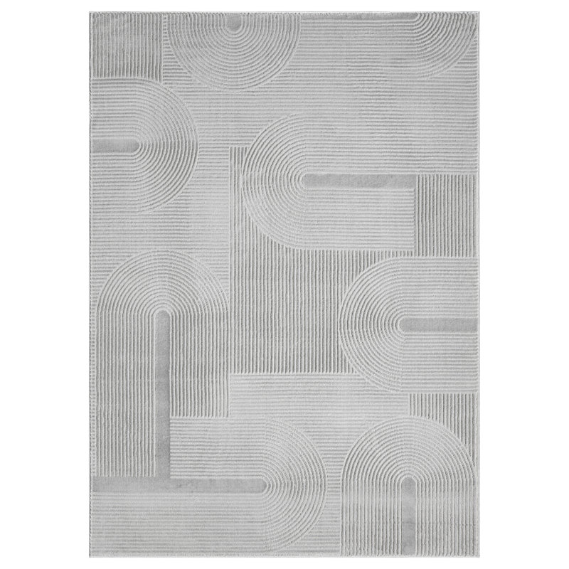 Nuevo Collection Modern Abstract Geometric Area Rug, Rectangle 7'8" x 10'5"