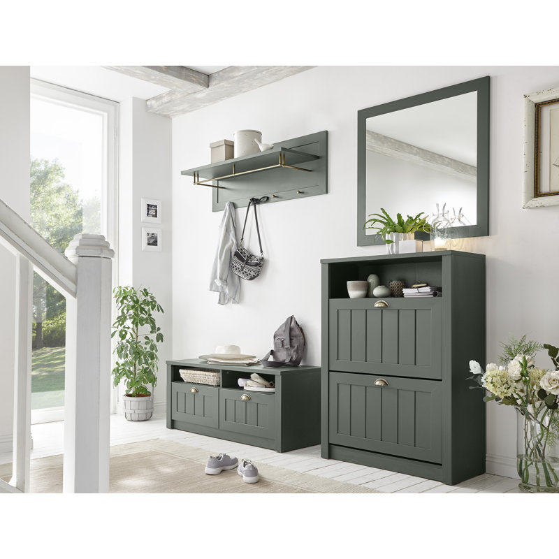 Jaoquim Hall Tree with Bench and Shoe Storage