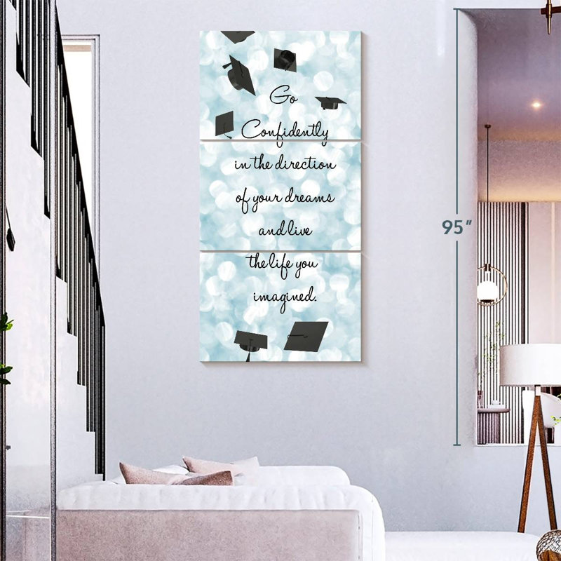 Graduation II, 75" H x 36" W