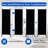 Room Divider Room Partition With Lockable Wheels,4 Panel (Th...