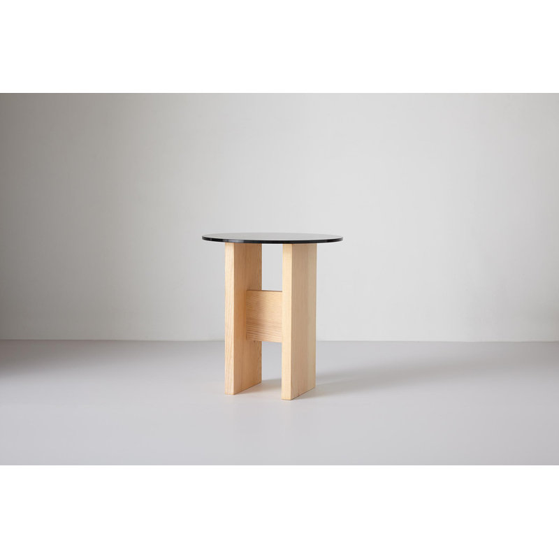 Rugosa Glass End Table