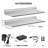 Modern Floating Shelf with Ambient LED Lighting - Wireless App & Voice Control, Versatile Home Decor for Living Room, Bedroom & Kitchen(2 Pack)
