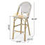 Tabouret de bar en polyéthylène (PE) Battista-857592034