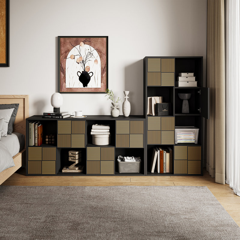 125cm H x 60cm W Bookcase, Black