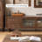 Solid wood style TV stand