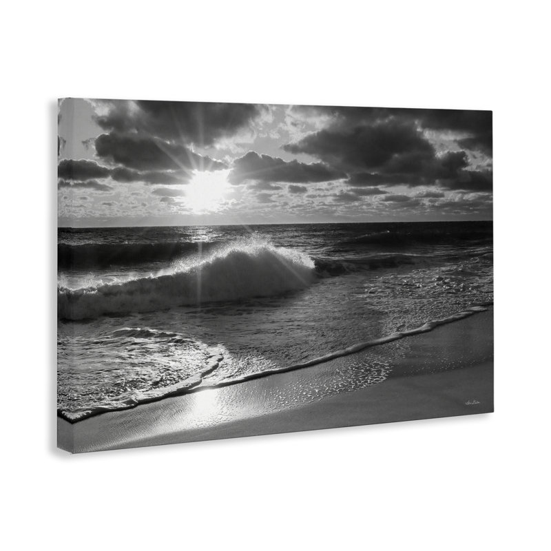 «Sunset Crashing Wave» par Lori Deiter, H 16 po x l 24 po