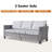 7-Person Outdoor Rattan Tent Reception Furniture Sofa Chair Set, Coffee Table With Light And 2-In-1 Stove Table-641118509