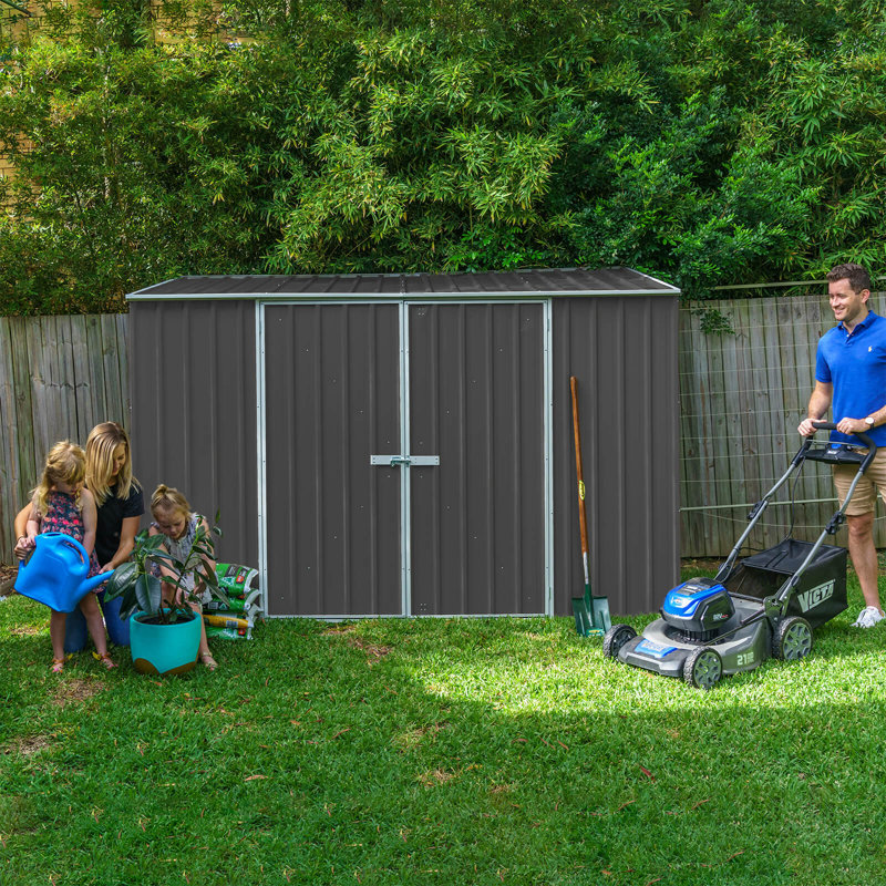 Absco Space Saver 10 ft. W x 5 ft. D Metal Storage Shed