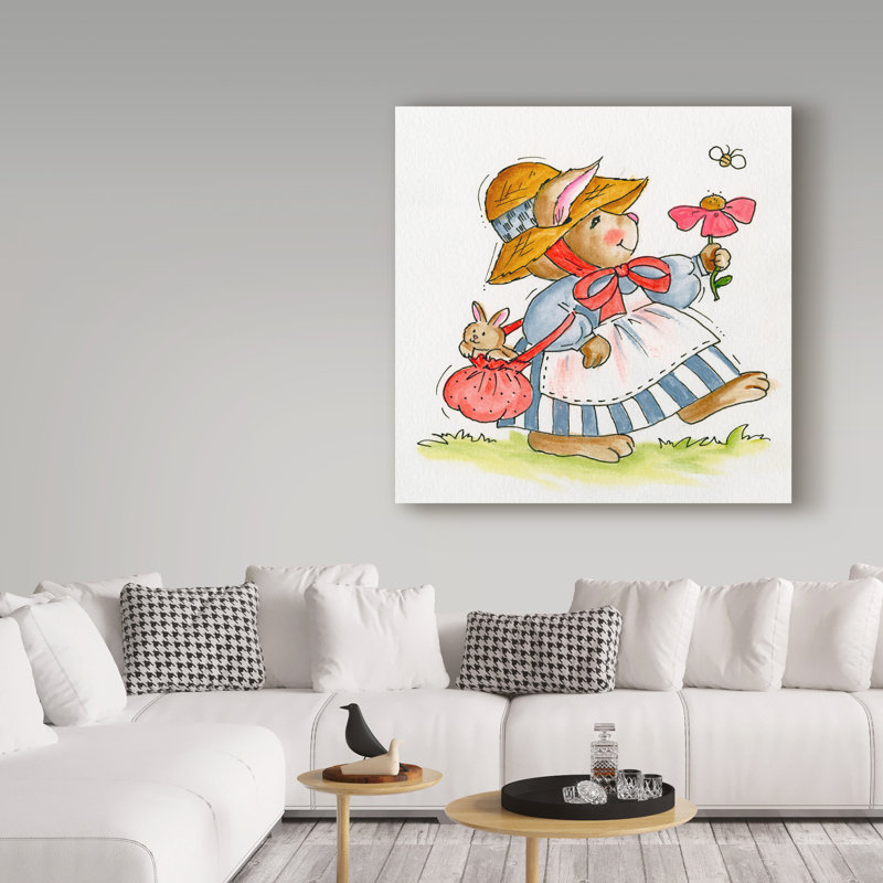 « fleur guide », art sur toile, H 14 po x l 14 po x P 2 po