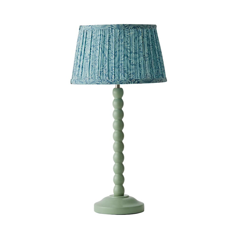 Sanon Wood Table Lamp, Green