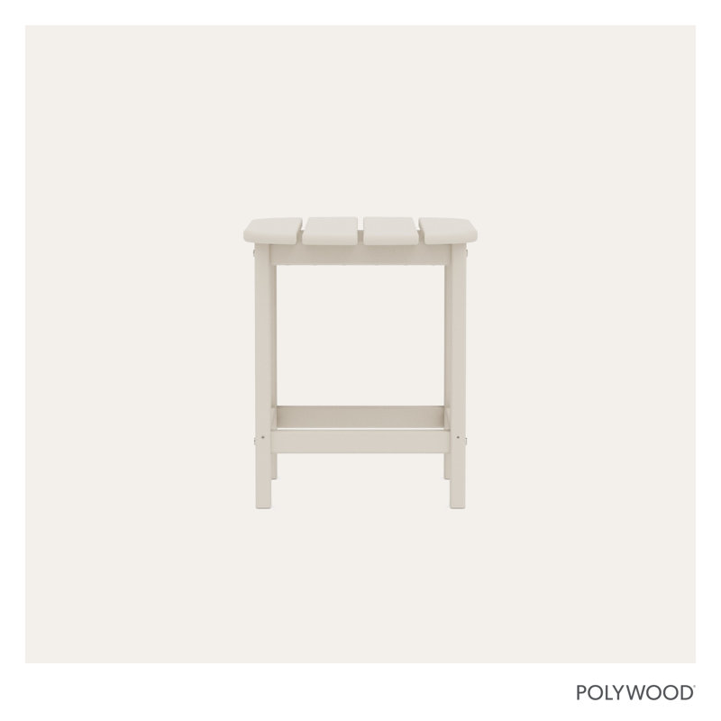 POLYWOOD South Beach 18" Side Table, Sand