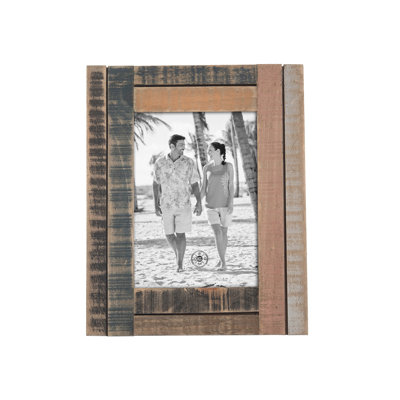 5"X 7" Beach Wood Picture Frame