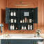 Armoire de toilette 2 en 1, armoire à pharmacie murale de 30 pouces avec tablettes réglables et portes à fermeture en douceur-306572359