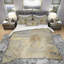 Ensemble de housse de couette Modern Glam Geometric Cream Block I - microfibre de polyester-38758995