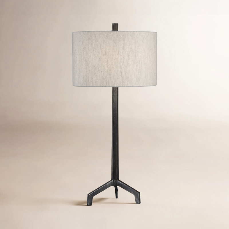 Lampe de table cylindrique en fonte 34 po Cyla