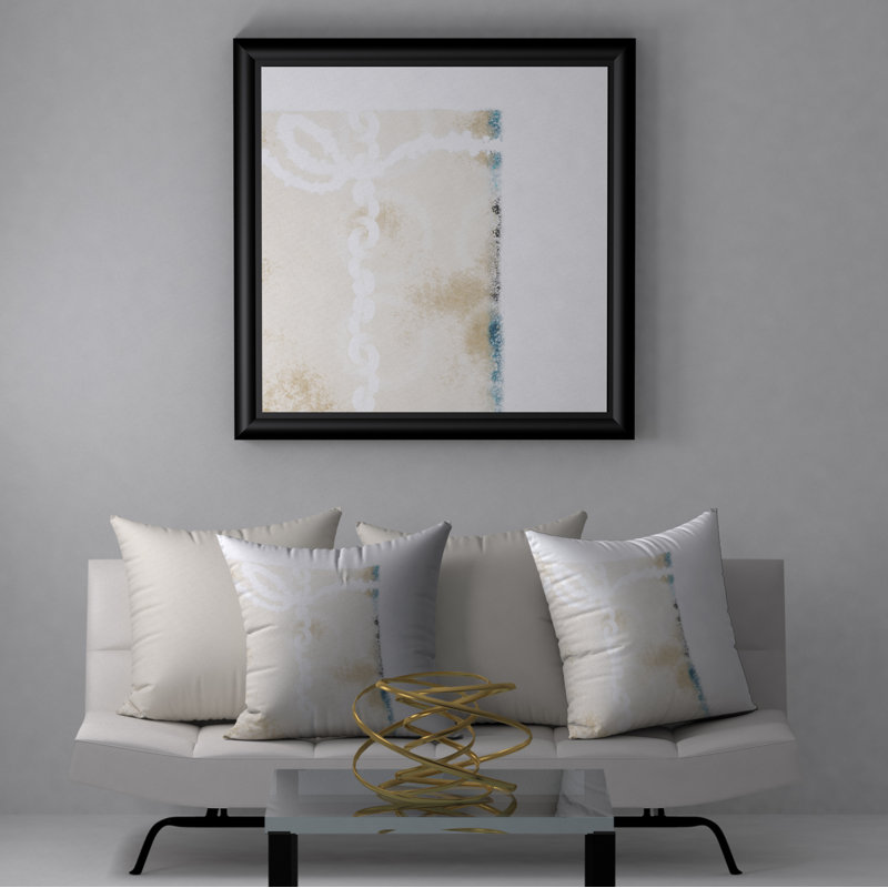 Housse de coussin décorative carrée exquise exaltation, 20 po X 20 po