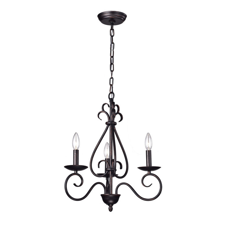 Style bougie classique/traditionnel 3 lumières lustre Jerome