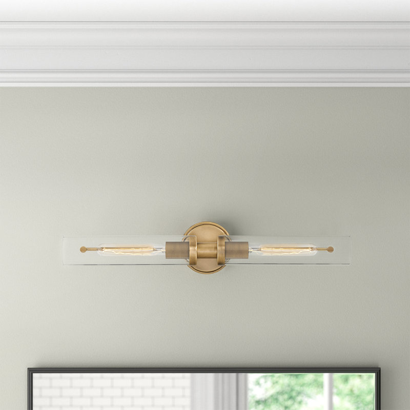 Katya 2 - Light Dimmable Bath Bar, Heritage Brass