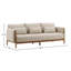 Milburne 87" Wide Outdoor Sofa, Beige