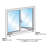8 in. Square Body, Casement Window Operator, Left Handed (Single Pack)
