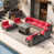Rouge / Brun est en rupture de stock