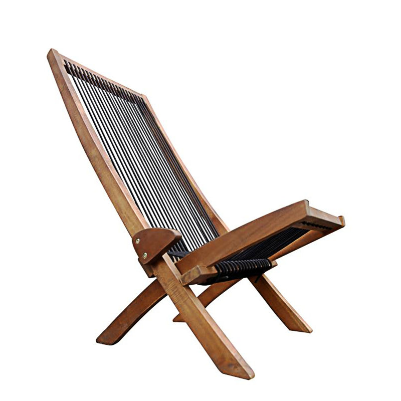 Chaise pliante en bois
