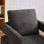 Fauteuil demi-tonneau pivotant rembourré Riqui-1866479121