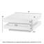 70x70x36 Cm White High Gloss Coffee Table With 360° Rotating Top And 16-color Led Light