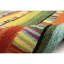 Tapis orange / jaune / vert en polyester touffeté à la main Jontue-216659426