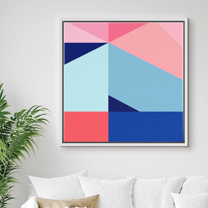" Geometric Shapes ", 16" H x 16" W