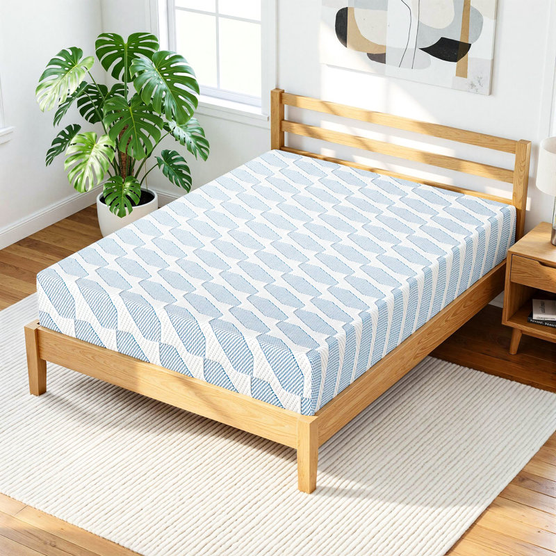 Matelas en mousse viscoélastique gélifiée mi-ferme, 12", Grand lit