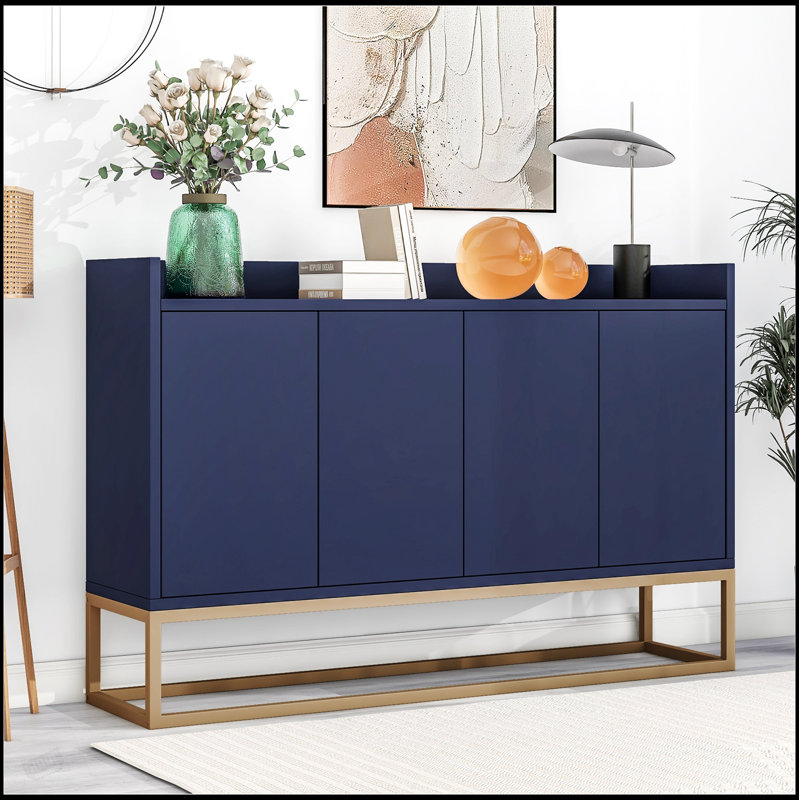 Buffet moderne et élégant avec un grand espace de rangement pour la salle à manger et le vestibule, durable et élégant