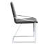 Chaise d'appoint avec base en métal (ensemble de 2)