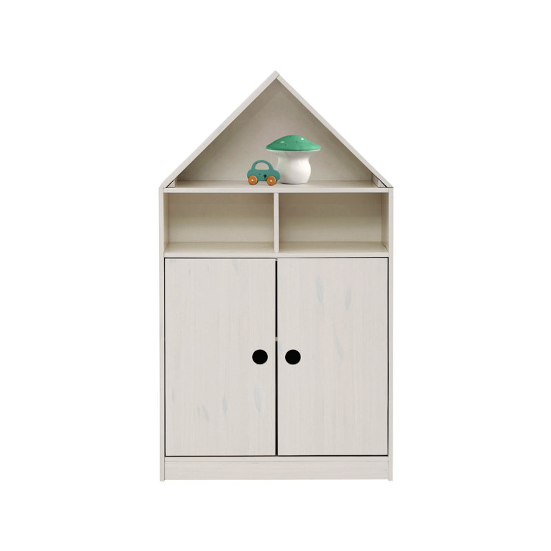 Diepreye 2 -Door 4 -Shelf, White