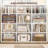 74.9" H x 40.5" W 6-Tier Wood Bookcase-828737274