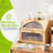 Double Layer Bread Box For Kitchen Countertop,Large Bread Box For Kitchen Counter,Bamboo Wood Bread Box Capacity Storage Bin(Natural)