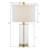 Brokk 23.75" Metal Glass Table Lamp Set-973436662