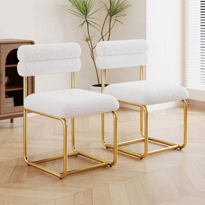 Teddy Fabric Dining Chairs,