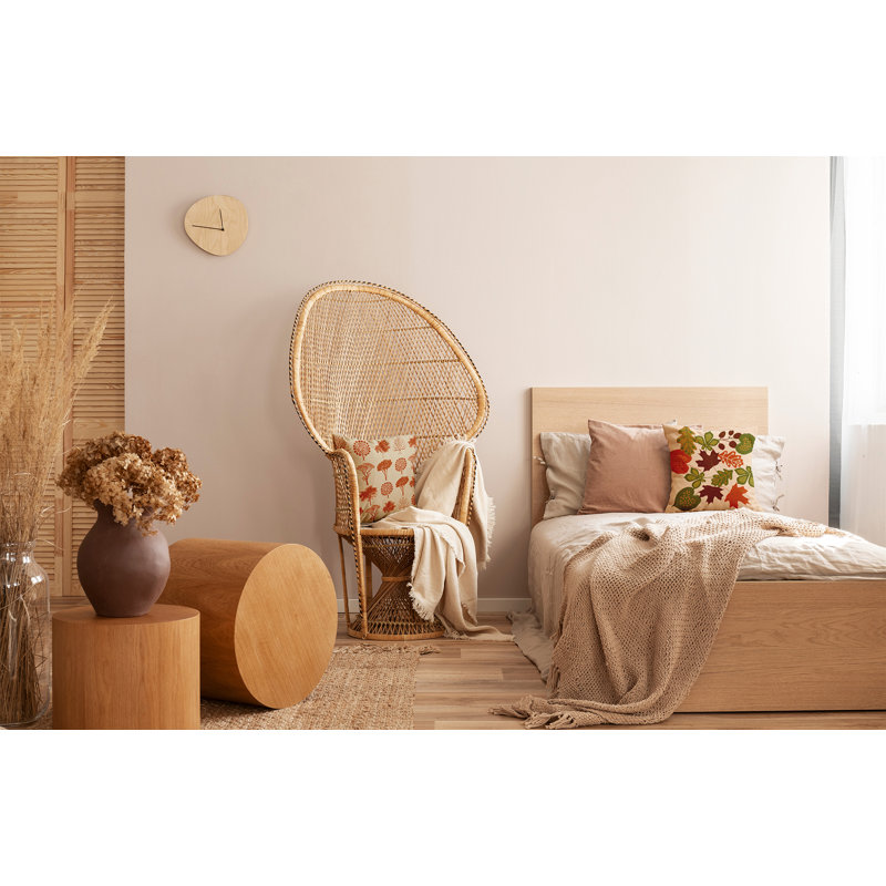 Coussin décoratif décoratif Fall Leaves, 16 po x 16 po, Chêne