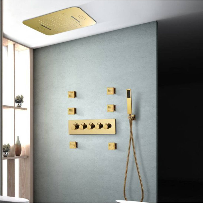 Thermostatic All-In-One Kit with Rough in-Valve