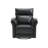 34.5" W Faux Leather Swivel Glider Power Recliner-156147351