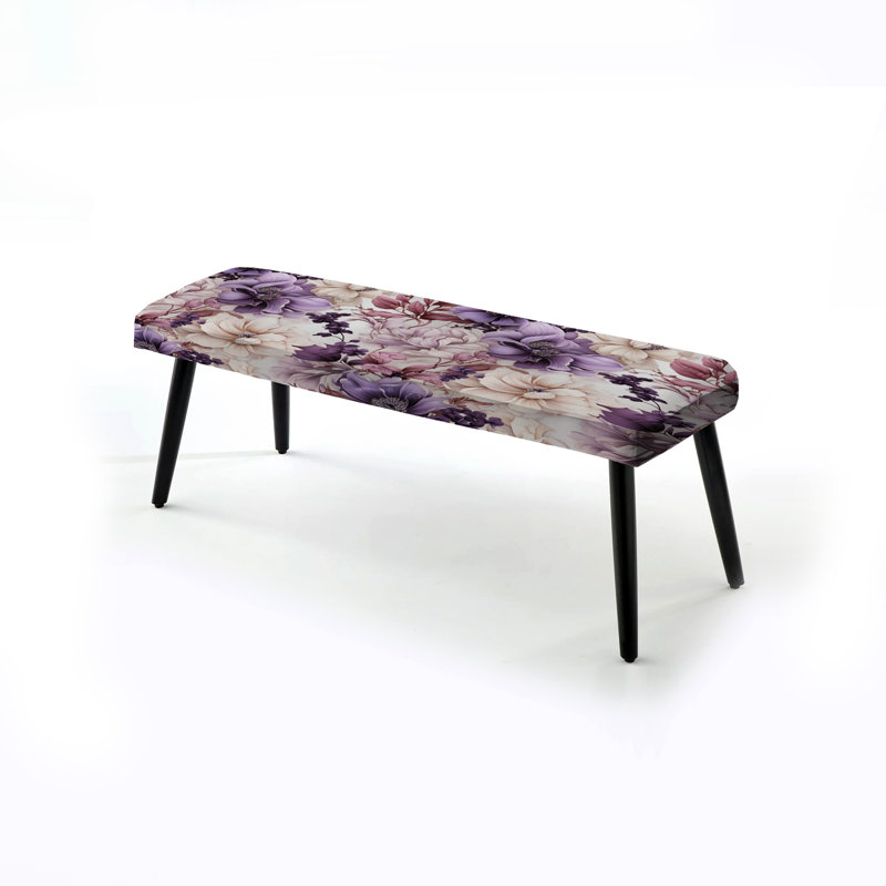 Banc rembourré floral Ethereal