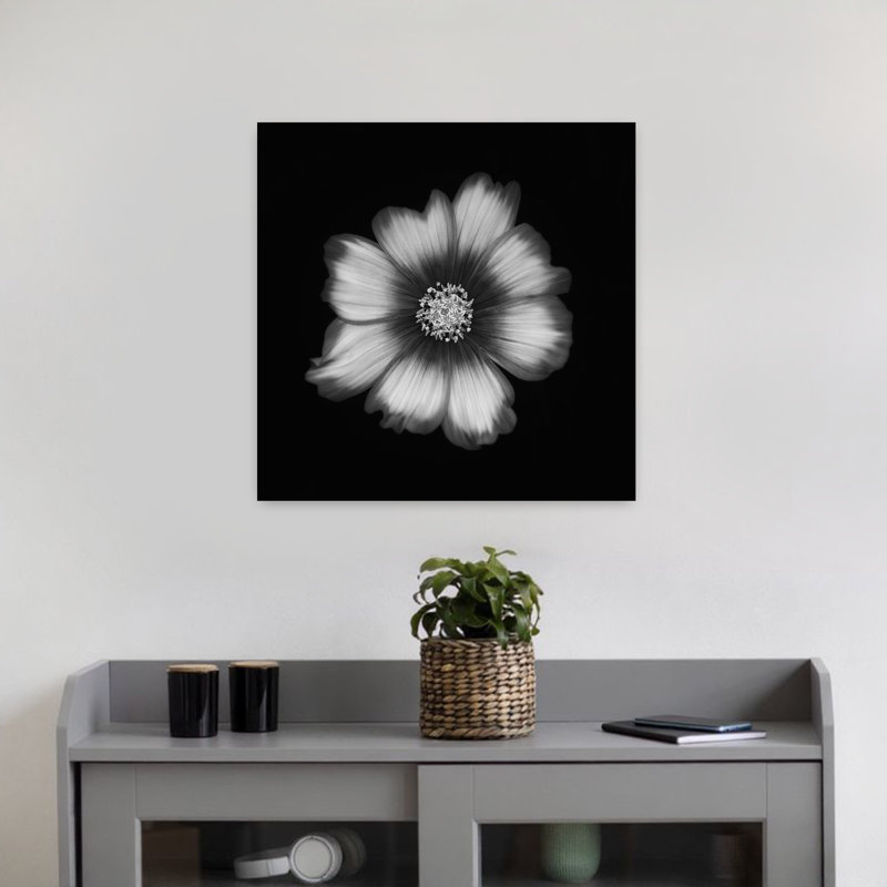 Contemporary Art Contemporary Flower Art, 18" H x 18" W