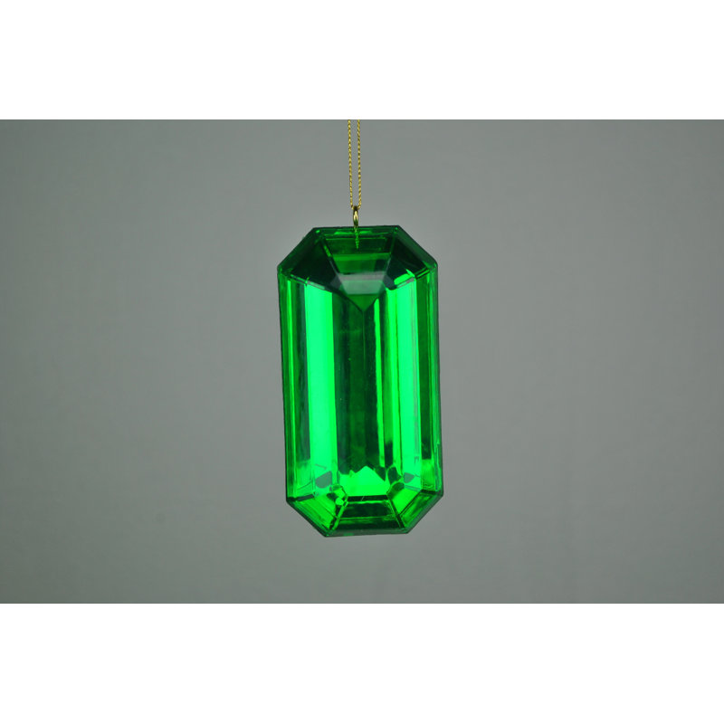 4 Piece Jewel Ornament Set, Vert
