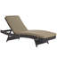 Chaises longues d'extérieur Convene en osier et rotin espresso par Modway-1691587827