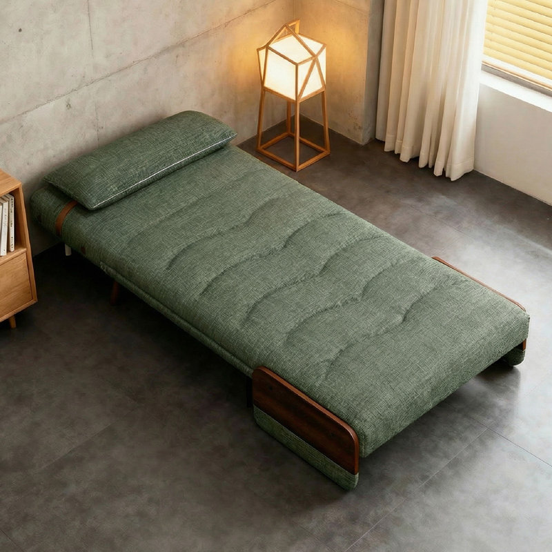 Multifunctional Convertible Sofa Bed, Single Recliner Chair with Adjustable Back & Armrests, Space-Saving Foldable Bed for Studio Flats, Lounge, Study,Fast Dispatch From UK Warehouse — 2 Working Days Deliver within 2-4 working days.