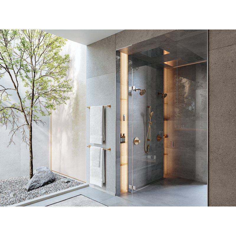 Riobel 4" 3-Function Handshower, Brushed Nickel