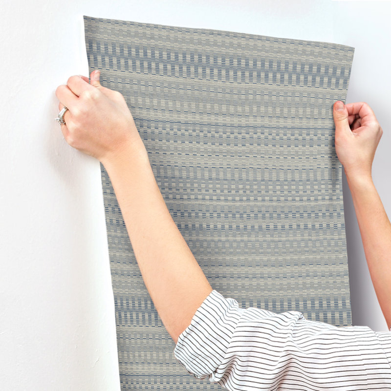 Abstract Wallpaper Roll, Navy